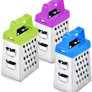 GOODFEER Mini Cheese Grater, 3 Pieces Stainless Steel Small Box Graters For Kitchen Slicer...