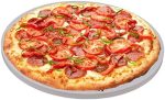 GasSaf 15 inch Bake Crispy Crust Pizza Cordierite Pizza Grilling Stone, Baking Stone, Pizza Pan for...
