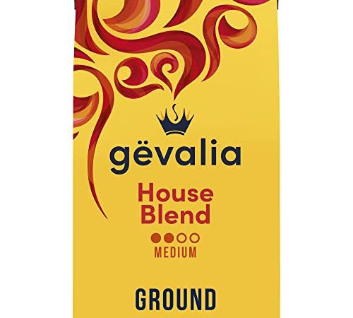 Gevalia House Blend Medium Roast 100% Arabica Ground Coffee, for a Keto and Low Carb Lifestyle (20...