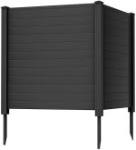 Giantex Outdoor Privacy Screen 2 Panels, 48''W x 48''H Decorative Air Conditioner Fence Trash Can...