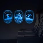 Glow in The Dark 3D Space Wall Decals, Set of 3 Galaxy Window Stickers for Wall, Space Themed Room...