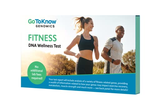 GoToKnow Fitness DNA Wellness Test, at-Home Swab Collection Kit - Lab Fee Included