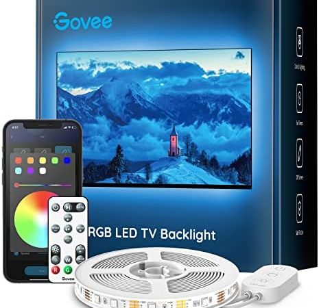 Govee TV LED Backlight, 10ft LED Lights for TV Works Home APP and Remote, Music Sync, DIY and...