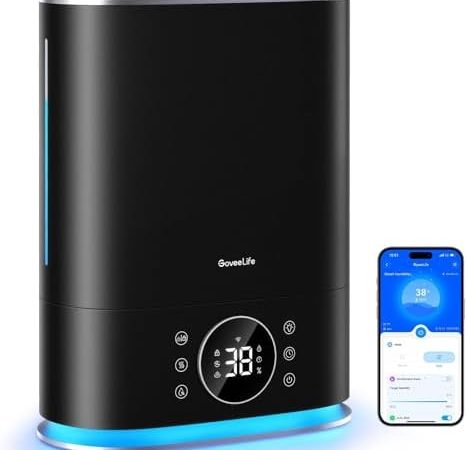GoveeLife Smart Humidifier Max, 7L Warm and Cool Mist WiFi Humidifier for Home Bedroom, Top Fill...
