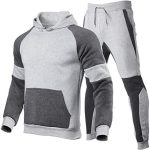 HHGKED Men's Track Suits 2 Piece Set Active Jogging Suits Long Sleeve Sweatsuits Casual Outfits