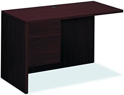HON 10500 Series 48 by 24 by 29-1/2-Inch L Workstation Return, Left, Mahogany