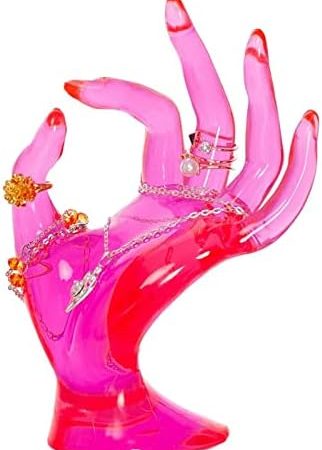 Hand Form Ring Holder Jewelry Display Organization Rack Bracelet Ring Watch Stand Support Aesthetic...