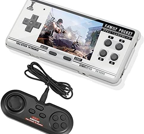 Handheld Game Console Emulator Console, HD AV Output, 3.0-inch HD Screen, with 16g TF Card, 5000...
