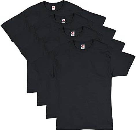 Hanes Men's Essentials T-shirt Pack, Crewneck Cotton T-shirts for Men, 4 Or 6 Pack Available