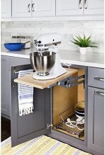 Hardware Resources Soft-close Mixer/Appliance Lift 45lb Spring with Full Extension Lock,Stainless...