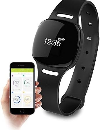 Health o meter nuyu Water Resistant Activity Tracker/Sleep Monitor with Bluetooth 4.0 Technology and...