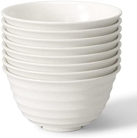Homestockplus Unbreakable Cereal Bowls 30 OZ Ramen Bowl Microwave and Dishwasher Safe BPA-Free...