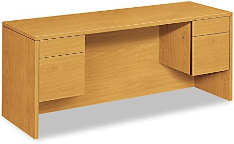 Hon Laminated Credenza with Knee Space, 72 by 24 by 29-1/2-Inch, Harvest