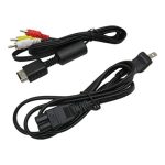 Hookup Connection Kit Regular Power Cord AV Cable For Sony Playstation 1 2 3 PS1 PS2 PS3 PSX...