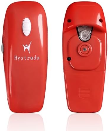 Hystrada Electric Can Opener - No Sharp Edge Handheld Can Opener - Battery Operated Can Opener -...