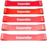 Insonder Resistance Band Set of 5 - Resistance Bands for Working Out - Exercise Bands Resistance -...