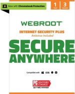 Internet Security Plus with Antivirus Protection | 3 Device | 1 Year Subscription | PC/Mac