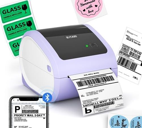 Itari Bluetooth Shipping Label Printer 4x6 Thermal Label Printer for Shipping Packages,Wireless...