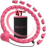 JKSHMYT Smart Weighted Fit Hoop Plus Size for Adults Weight Loss, Hula Circle-2 in 1 Infinity...
