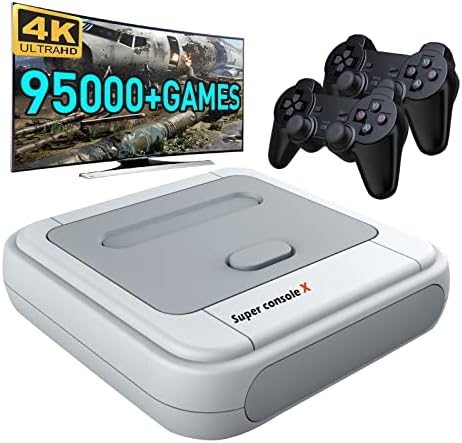 Kinhank Super Console X Retro Video Game Console Built in 95,000+ Classic Games,Emulator Console for...
