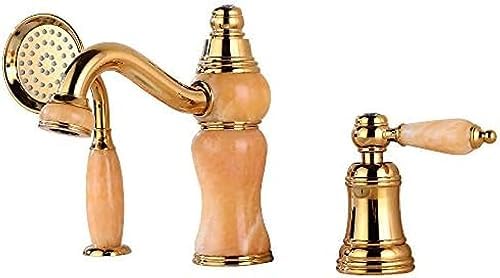 Kitchen & Bath Fixtures Taps Faucet,Golden Pull Faucet Basin Split Basin Faucet Bathroom Cabinet...