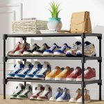 Kitsure Shoe Rack for Closet - Sturdy Shoe Organizer for Entryway and Front Door Entrance, 4-Tier...