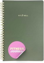 Kunitsa Co. Fitness Journal for Women. Track Workouts, Meals, and Weight Loss. Undated, Fits 120...