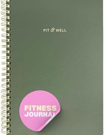 Kunitsa Co. Fitness Journal for Women. Track Workouts, Meals, and Weight Loss. Undated, Fits 120...