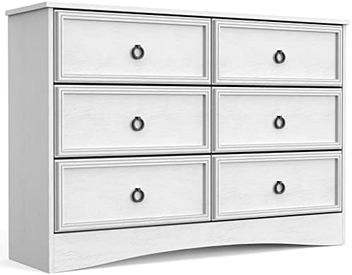 LGHM Modern 6 Drawer Dresser, Dressers for Bedroom, Chest of Drawers Closet Organizers, Storage for...