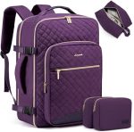 LOVEVOOK Travel Backpack for Women, Flight Approved Carry on Backpack for Traveling on Airplane, 40L...