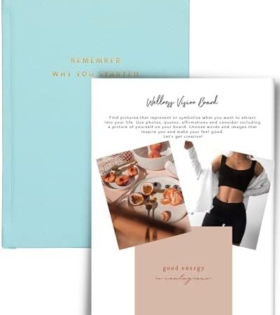Lamare Food Journal for Women, Weight Loss Journal and Meal Planner Notebook– Weekly Food Diary...