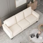 Lepfun Large, Three-seat Classic Chesterfield Settee Sofa Modern 3 Seater Couch Furniture Tufted...