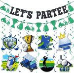 Let's Partee Golf Party Decorations, No-DIY Golf Themed Party Decorations, Golf Birthday Party...