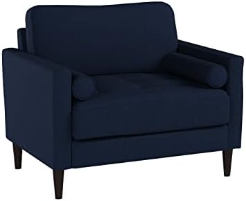 Lifestyle Solutions Lexington Arm Chair, 39.8" W x 31.1" D x 33.5" H, Navy Blue