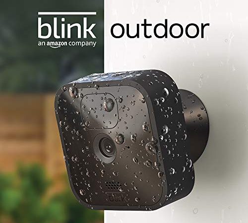 Like-new Blink Outdoor - wireless, weather-resistant HD security camera, two-year battery life,...