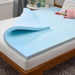 Linenspa 2 Inch Gel Infused Memory Foam Mattress Topper – Cooling Mattress Pad – Ventilated and...
