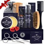 Lionmane Beard Care Gifts Kit for Men, Beard Mustache Grooming Kit-Beard Balm, Beard Wash, Beard...