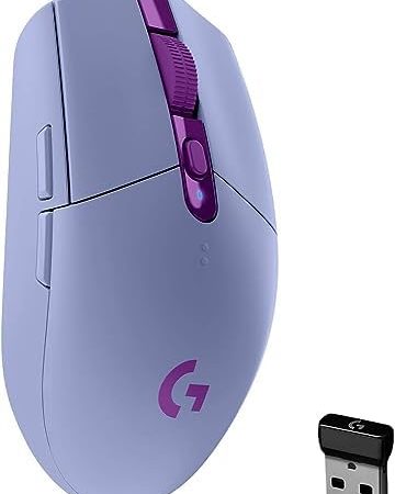 Logitech G305 LIGHTSPEED Wireless Gaming Mouse, Hero 12K Sensor, 12,000 DPI, Lightweight, 6...