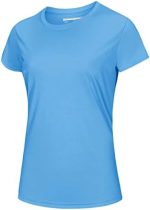 MAGCOMSEN Women's Short Sleeve T-Shirts UPF 50+ Sun Protection Quick Dry Athletic Running Workout...