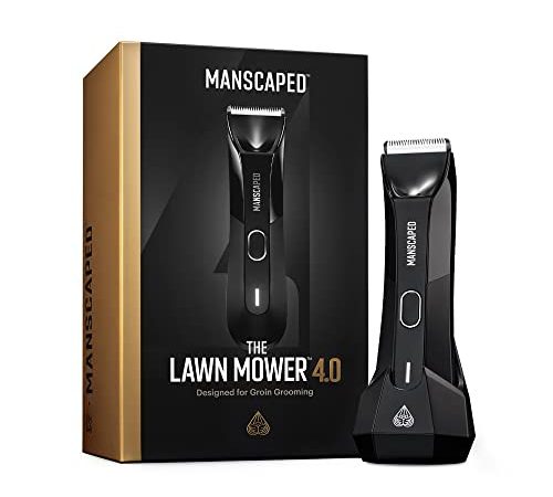 MANSCAPED® The Lawn Mower® 4.0, Electric Groin Hair Trimmer, Replaceable SkinSafe Ceramic Blade...