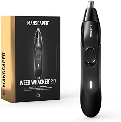 MANSCAPED® Weed Whacker® 2.0 Electric Nose & Ear Hair Trimmer – 7,000 RPM Precision Tool with...
