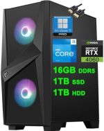 MSI Codex R Gaming Desktop | Intel 10-Core i5-13400F >i7-12700F | 16GB DDR5 1TB SSD + 1TB HDD |...