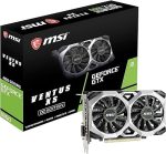 MSI GeForce GTX 1650 Ventus XS 4G OC Gaming Graphics Card 128-Bit HDMI/DP 4GB GDRR5 HDCP Support...