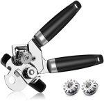 Manual Can Opener,Multifunctional Stainless Steel Can Opener Manual, Effective The Elderly Users...