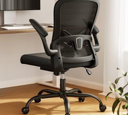 Marsail Office Chair Ergonomic-Desk Chair: Mesh Back Home Office Chair with Adjustable Lumbar...