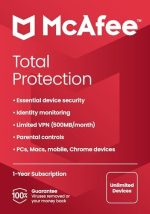 McAfee Total Protection 2023 | Unlimited Devices | Cybersecurity Software Includes Antivirus, Secure...