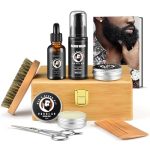 Men's Gift Kit, Birthday Gifts for Men, Beard Grooming Kit with Beard Oil, Balm, Brush, Wash, Wax,...