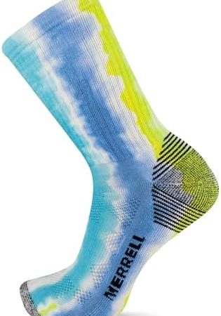 Merrell Men's and Women's Moab Hiking Mid Cushion Socks-1 Pair Pack-Coolmax Moisture Wicking & Arch...