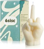 Middle Finger Scented Candle Danish Pastel Room Decor Aesthetic Pine Fragrance Soy Wax Aromatherapy...