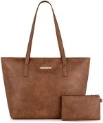 Montana West Tote Bags Vegan Leather Purses and Handbags for Women Top Handle Ladies Shoulder Bags